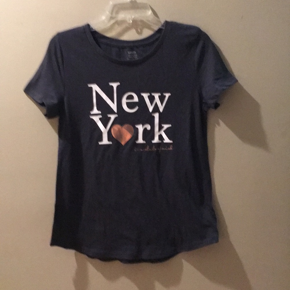 Old Navy soft-washed S NY grey T-shirt so soft! {096}